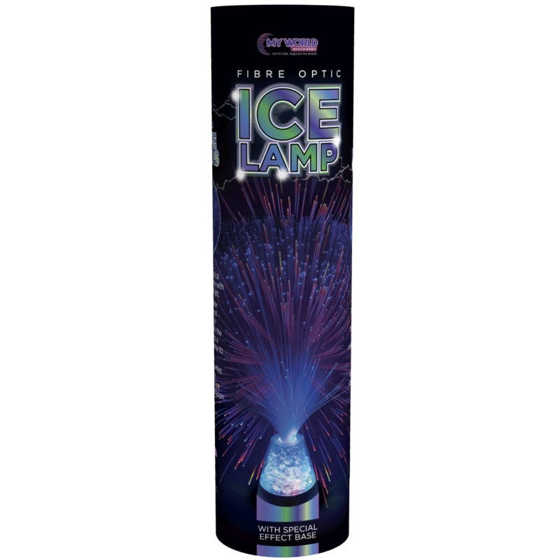 Fibre Optic Ice Lamp - Blue