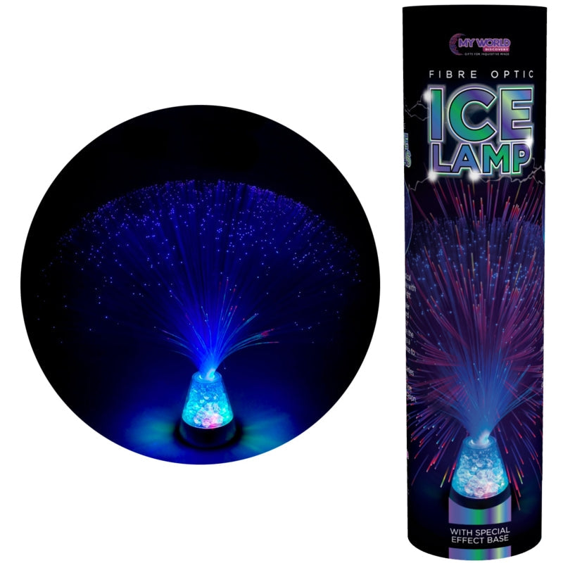 Fibre Optic Ice Lamp - Blue