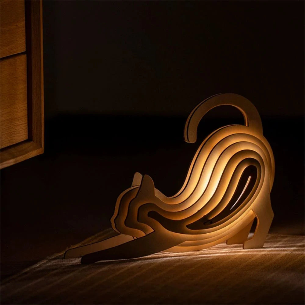 WildCraft™ Wooden Animal Light