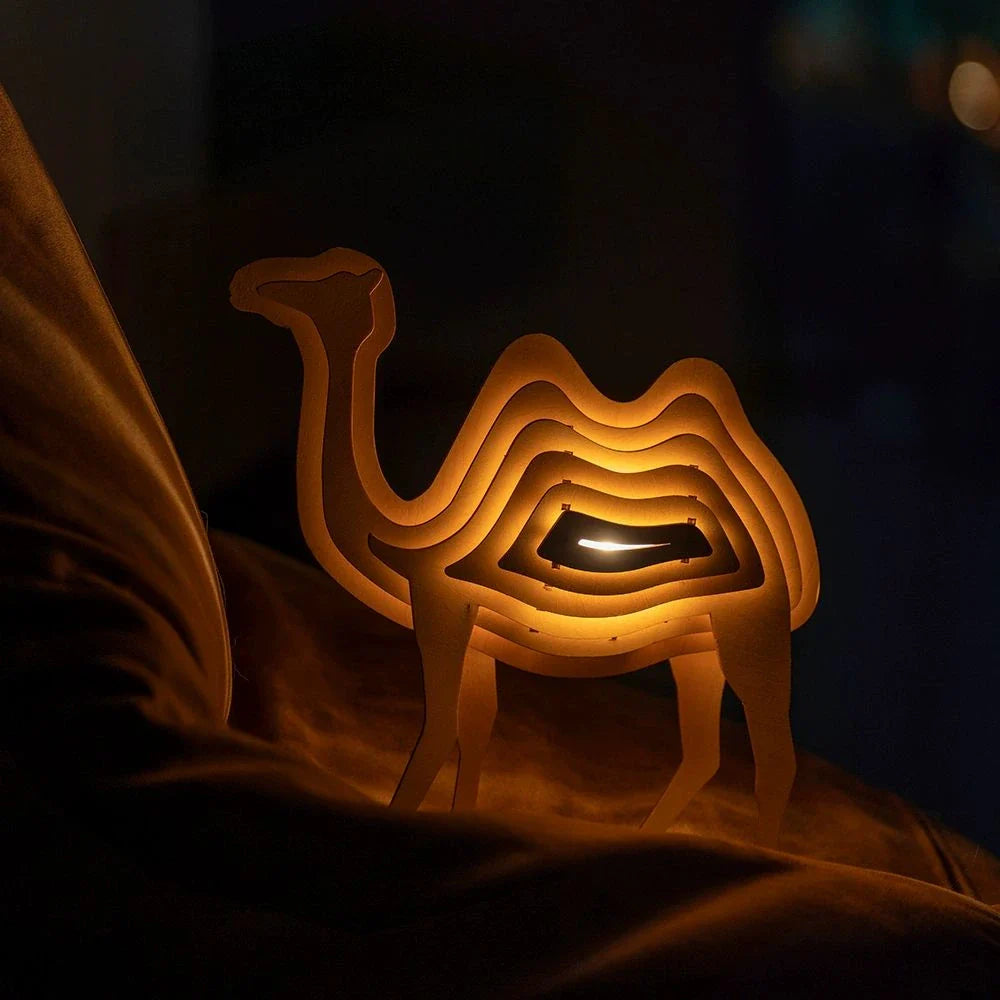 WildCraft™ Wooden Animal Light