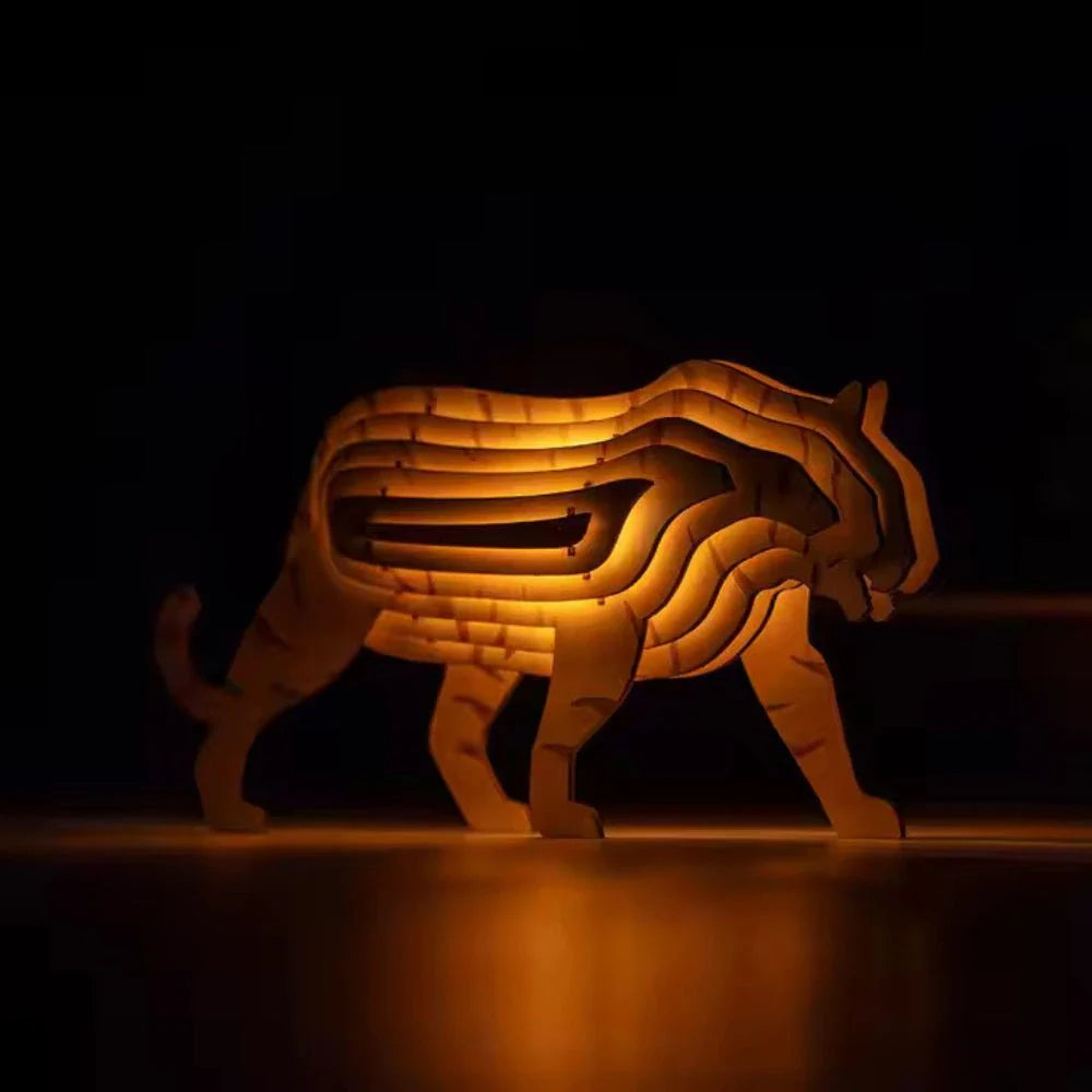 WildCraft™ Wooden Animal Light