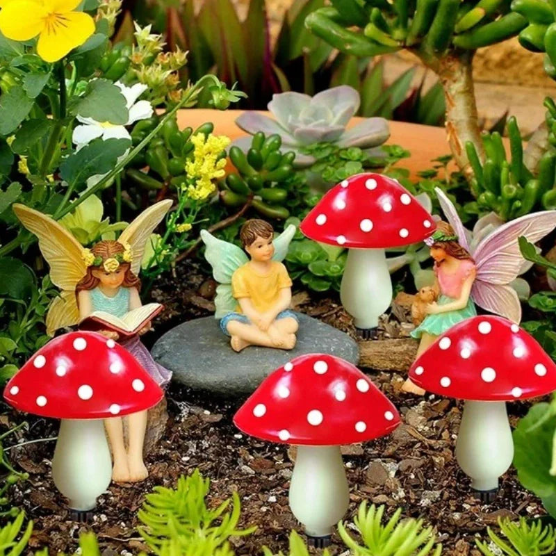 MoonlitMushrooms™ Solar Garden Lights