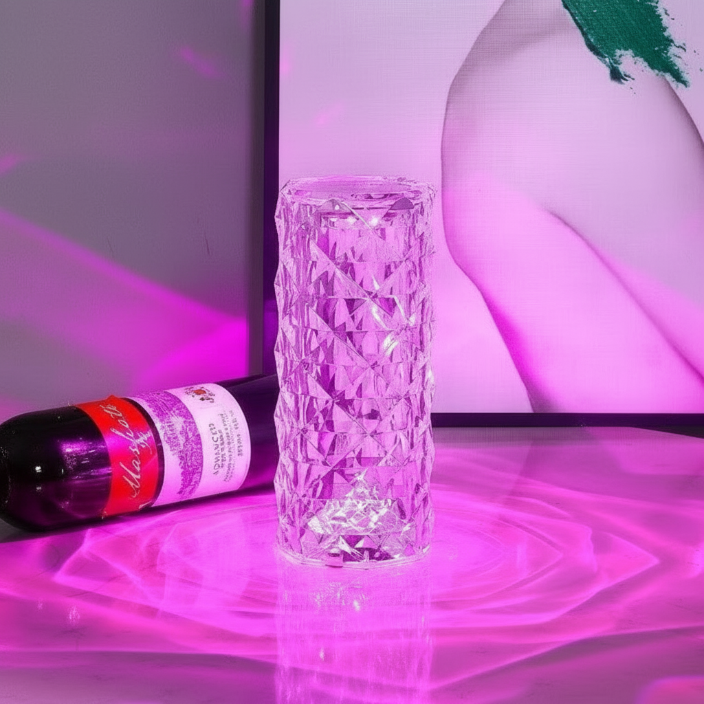 Crystal Diamond Table Lamp