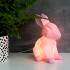 Pink Rabbit LED Night Light