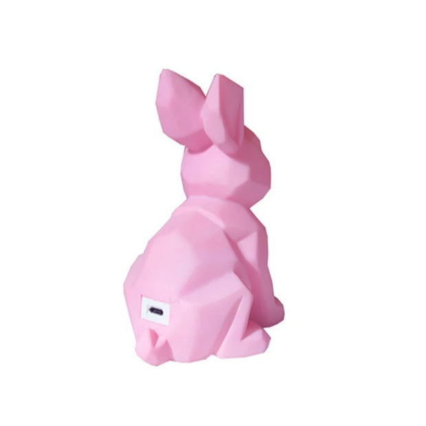 Pink Rabbit LED Night Light